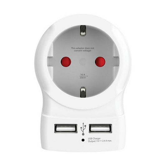 Skross Plug Adapter Skross 1500282 Usb X 2 European 2,4 A